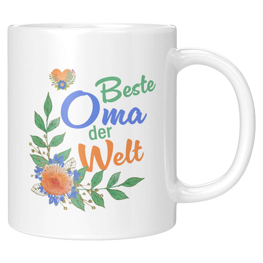 Tasse "Beste Oma der Welt" – hochwertiges Geschenk für Omas